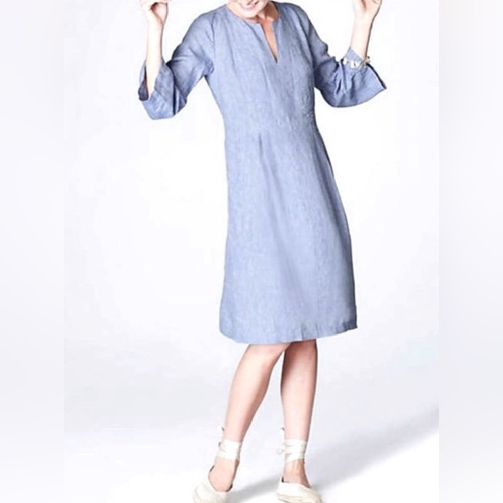 J Jill Love Linen Dress - Picture 1 of 9